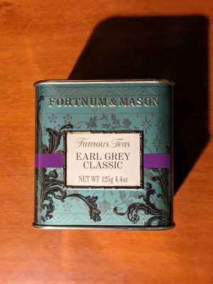 Fortnum & Mason tea tin used