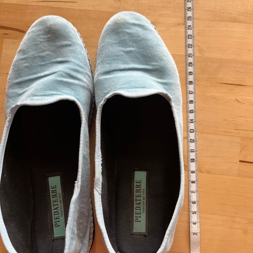 Piedaterre ballerinas blue velour used, size 36