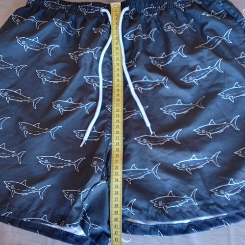 Men's swim shorts Bermuda size L black like new
