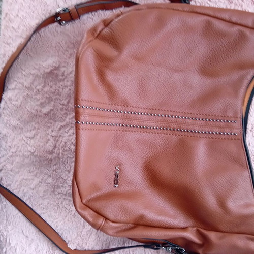 Verde shoulder bag used, brown