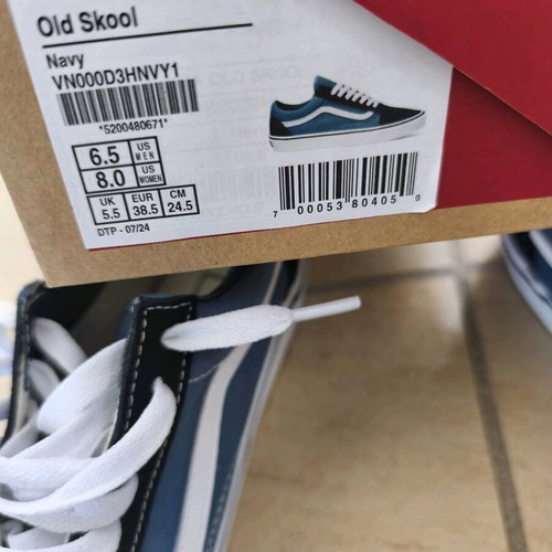Vans Old Skool Sneakers Navy size 38.5 like new