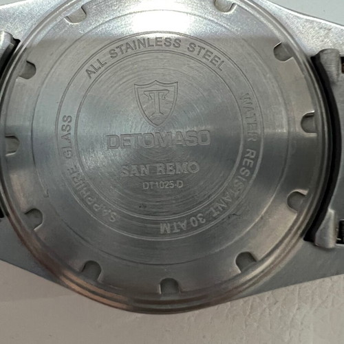 Detomaso San Remo Diver Automatic ρολόι σαν καινούργιο μπλε χρυσαφί