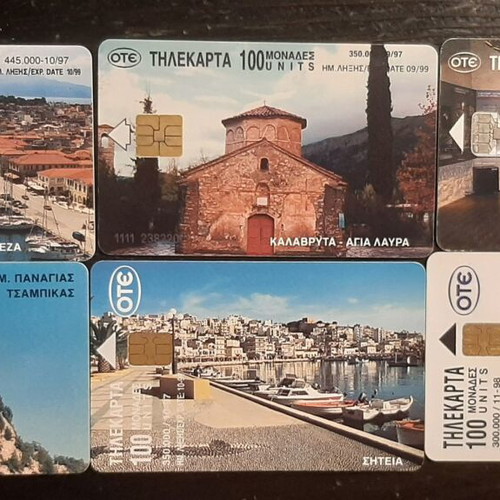 Collectible phone cards pack of 18, like new
