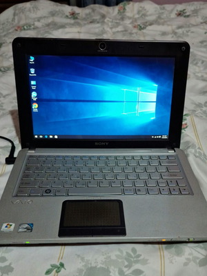 Sony Vaio PCG 4V1M laptop used, Intel Atom 1.66GHz, 10.1 inch screen, 160GB HDD, Win10
