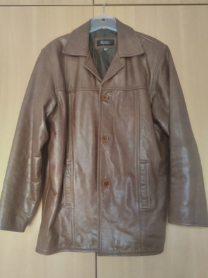 Men's leather coat