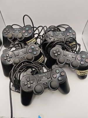 Χειριστήρια Sony PlayStation 2 μεταχειρισμένα, πακέτο 5 με ελαττώματα