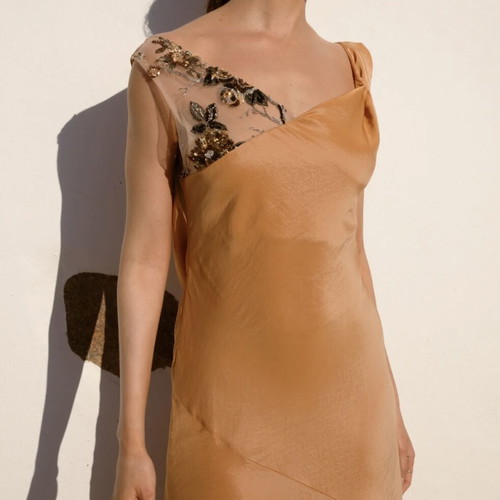 Nidodileda Rhea Maxi Dress like new, burnt orange, size M
