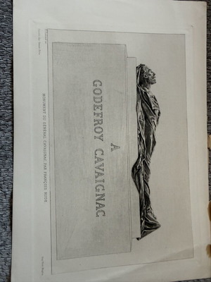 Engraving used, old authentic 19x28 cm