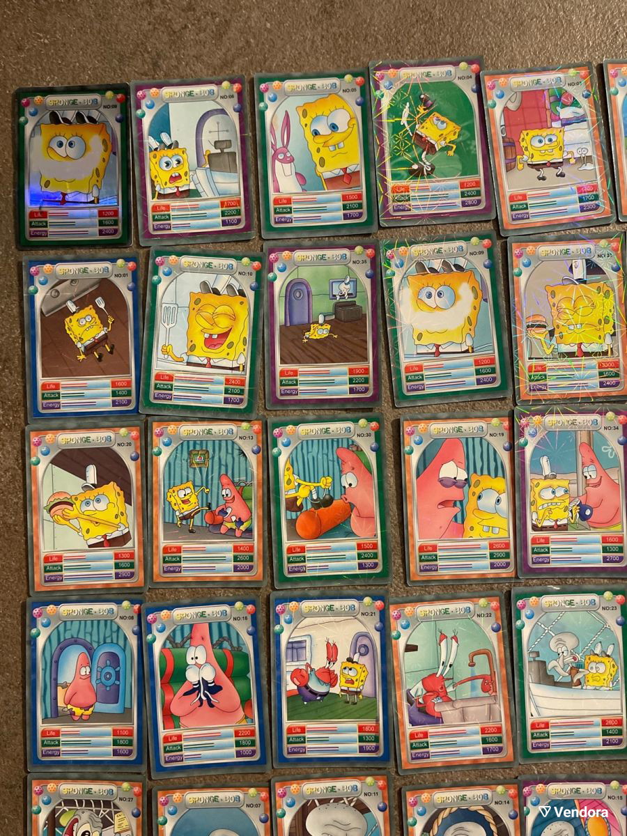 SpongBob card collection used, 39 Bob -  20,00 - Vendora.cy