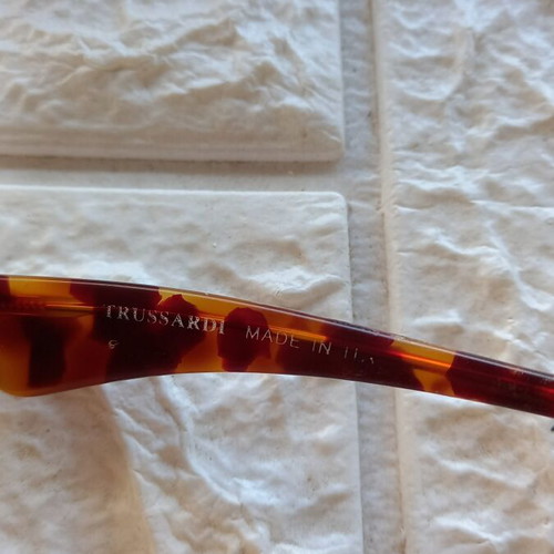 Trussardi sunglasses used, brown tortoiseshell frame
