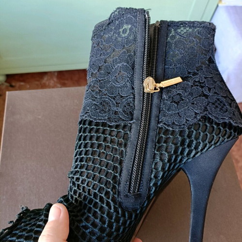 Dolce & Gabbana high-heeled ankle boots like new, size 39, black
