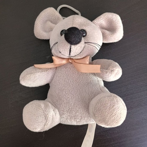 Plush keychain gray, like new