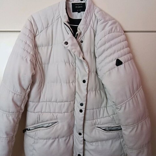 Puffer jacket used, white, Splendid, size XXXL
