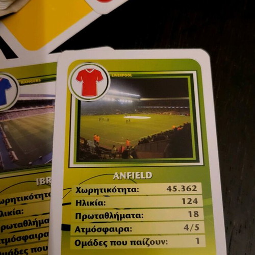 Cards with the Most Impressive Stadiums in the World like new, 54 pieces