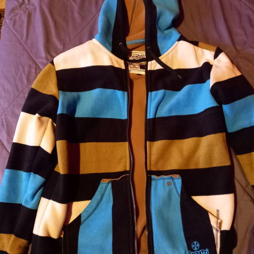 Brunotti fleece jacket men's XL used, multicolor