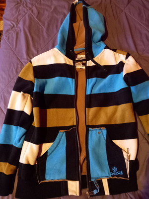 Brunotti fleece jacket men's XL used, multicolor