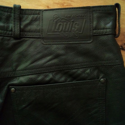 Louis leather motorcycle pants used, size 40