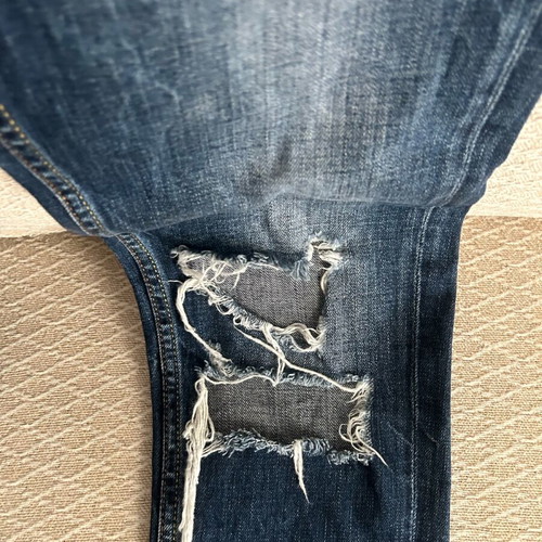 Zara jeans used with rips, comfortable fit, set of 2