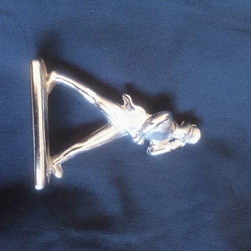 Johnnie Walker Collectible Metal Figurine Like New, 9 cm