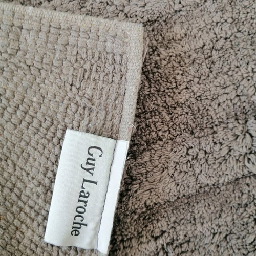 Guy Laroche Trivia bathroom mat titanium 55x85, 100% cotton new