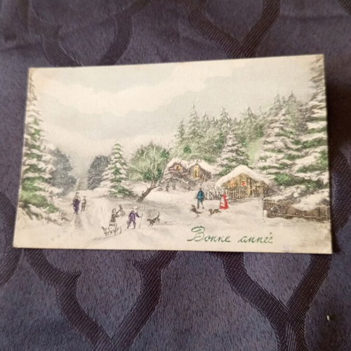 Postcard Switzerland 1910 used with stamp and postmark
