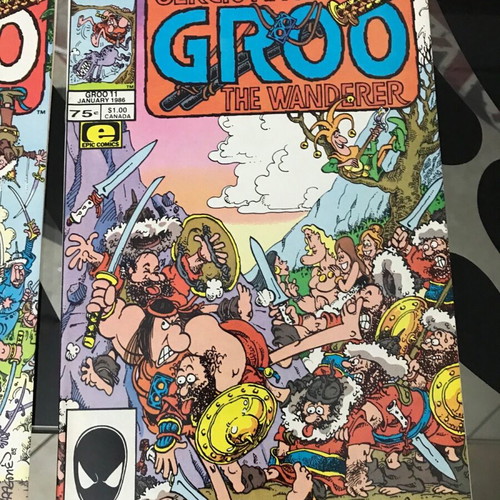 Groo The Wanderer set of 9 comics like new, 1985, Marvel
