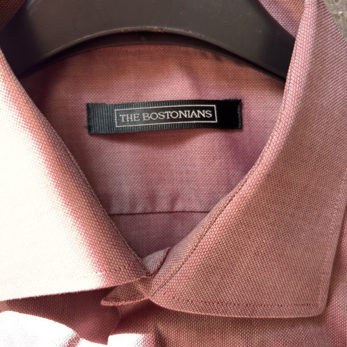 The Bostonians men's shirt like new, 100% cotton, large, pink