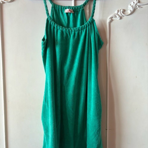 Sugarfree beach dress used, green, one size