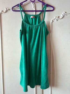 Sugarfree beach dress used, green, one size