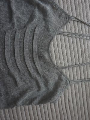 Sisley Small top with silver thread