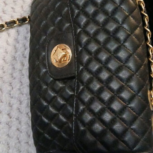 Pierro Accessories crossbody bag like new, black and gold