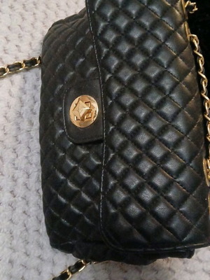 Pierro Accessories crossbody bag like new, black and gold
