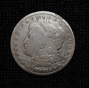 Αμερικανικό dollar Morgan 1890 "Ο" silver