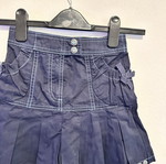Esprit girls' skirt, dark blue with pleats, age 8