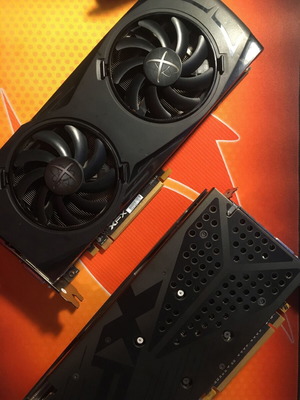 XFX GTR RX480 8GB Dual BIOS видеокарта като ново