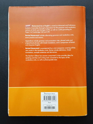 Mastermind Use of English Revised book like new, Burlington