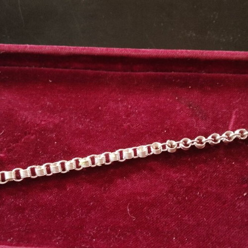 Silver 935 chain bracelet new, length 19.5cm