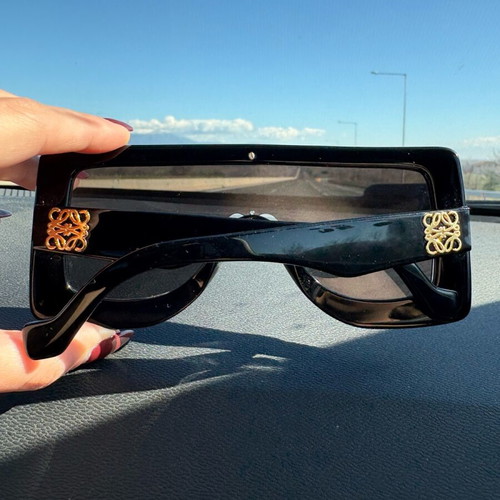 Loewe sunglasses used, black mask statement