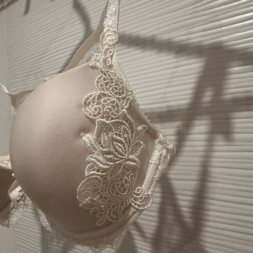 Lise Charmel Antigel bra with Swarovski crystals new, beige EU75A
