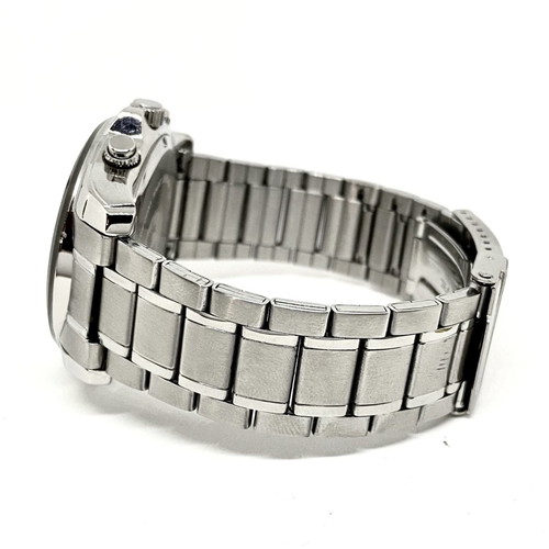 LORUS-SEIKO chronograph 44mm stainless steel, waterproof 100m with sapphire
