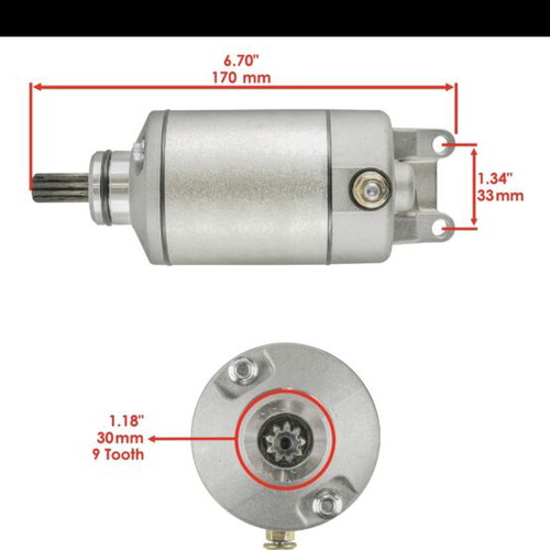 Starter new compatible with Suzuki and Kawasaki 400 models