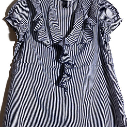 Short-sleeve striped blue white t-shirt H&M