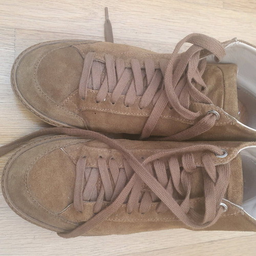 Massimo Dutti Women's Suede Ankle Boots Light Brown Like New Size 39