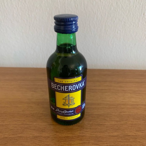 Becherovka classic Czech liqueur 50 ml new, sealed