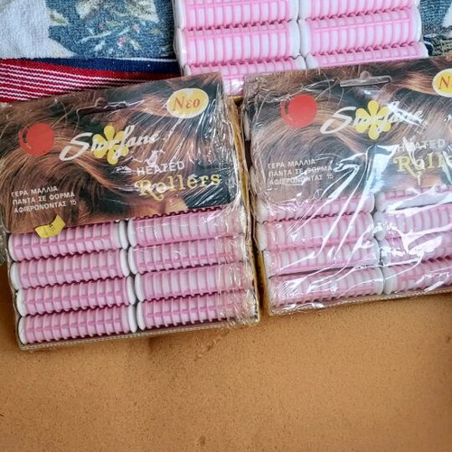 Heated hair rollers new, unused, various sizes