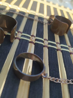 Rings with chain used, pack
