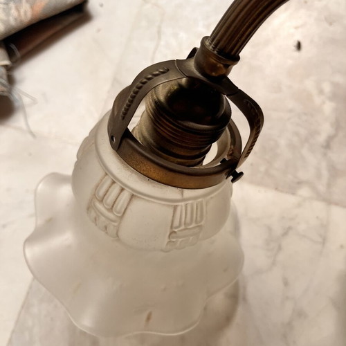 Handmade postwar chandelier