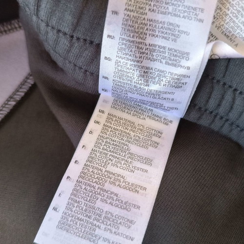 Adidas μαύρο φούρερ σορτσάκι (S)
