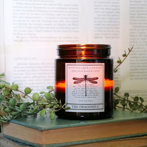 Handmade soy candle The Dragonfly 250 ml new