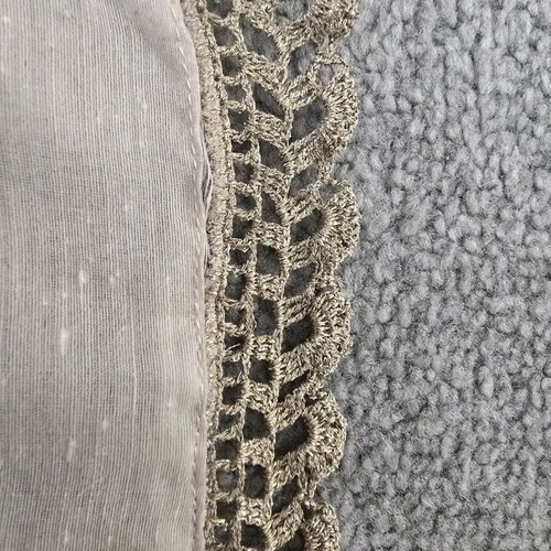 Vintage embroidered pillowcase used with golden details